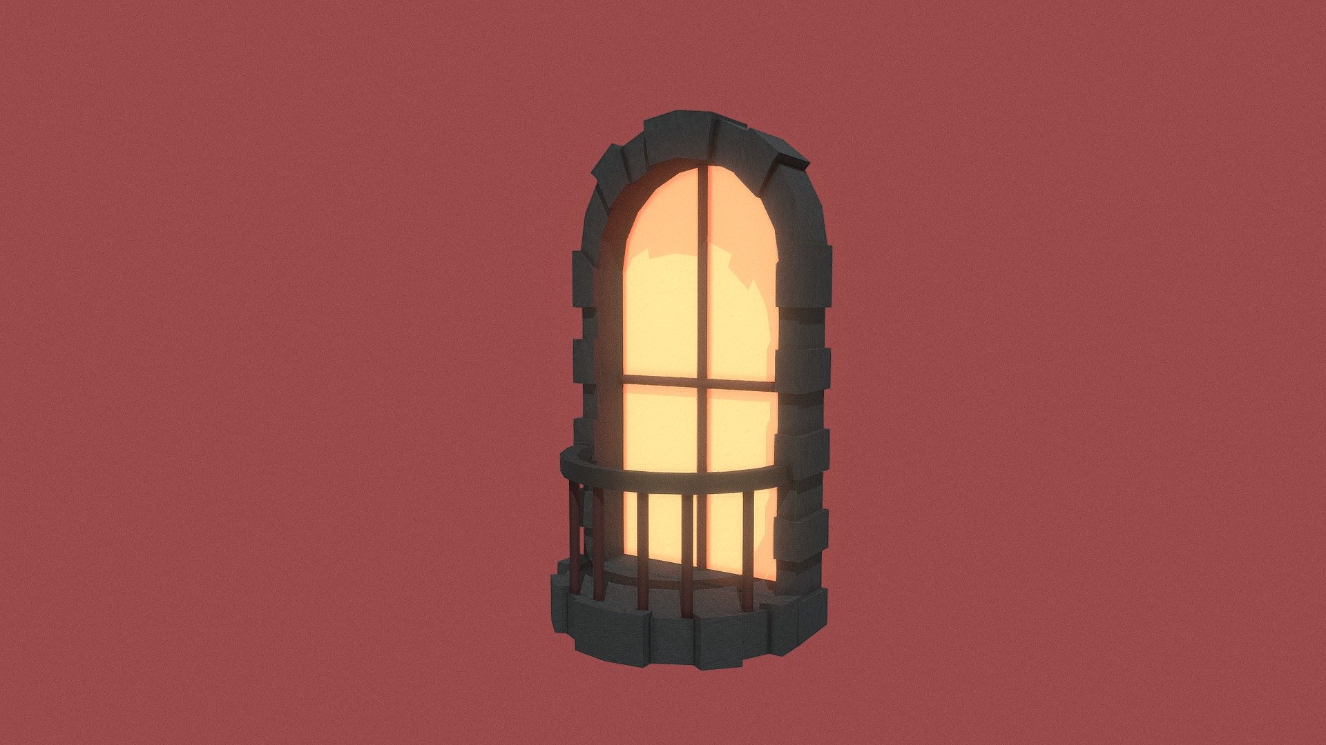 Arched Brick Window