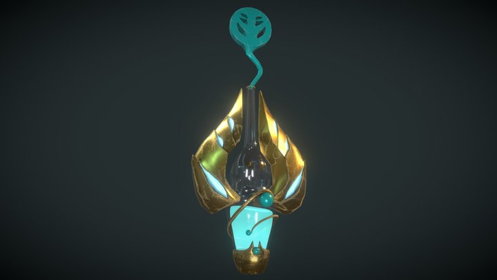 [Student Work] Pharaoh's Soul Draught Flask 3D Model