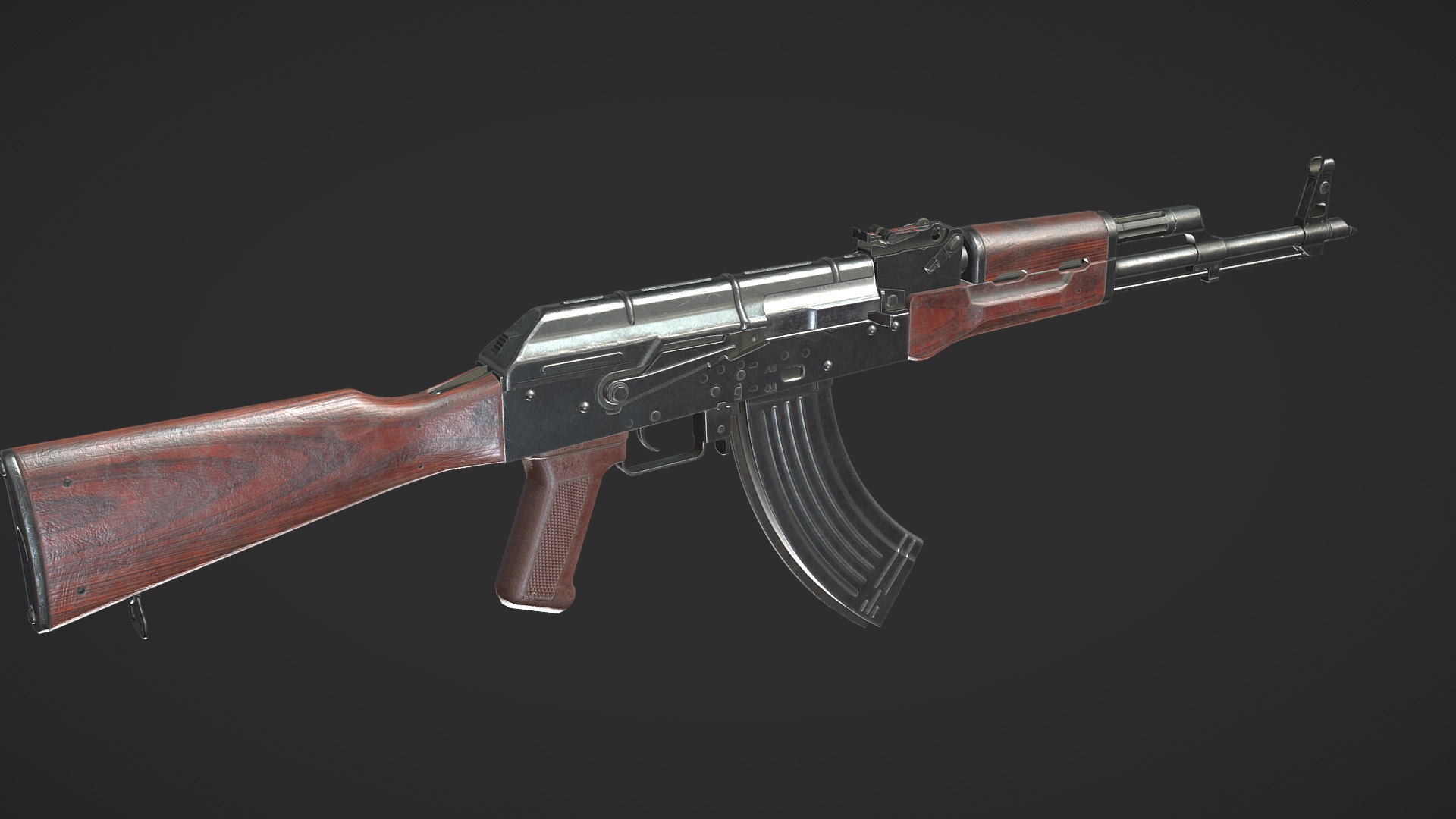 AKM - 3D model by Maksim_Zasimuk (@mzasimuk) [836f8db] - Sketchfab