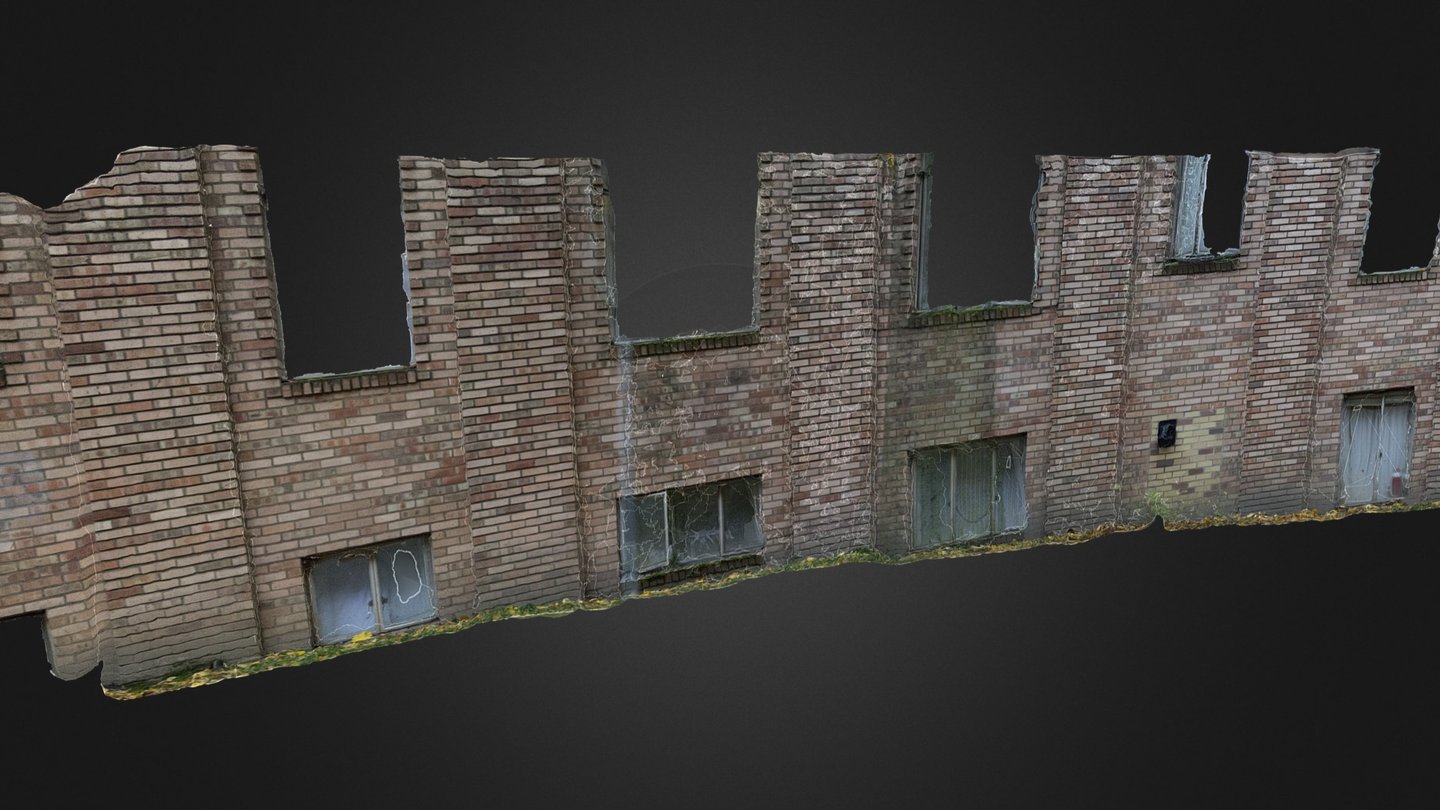 Brick Facade - 3D Scan