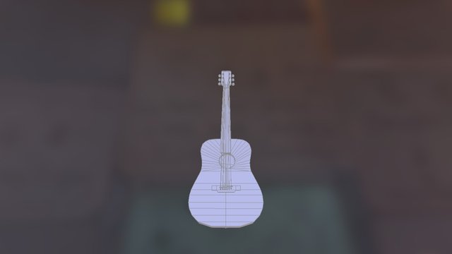 Guitar 3D Model