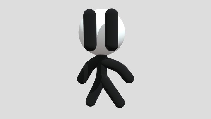 Stick Figure 3D Model