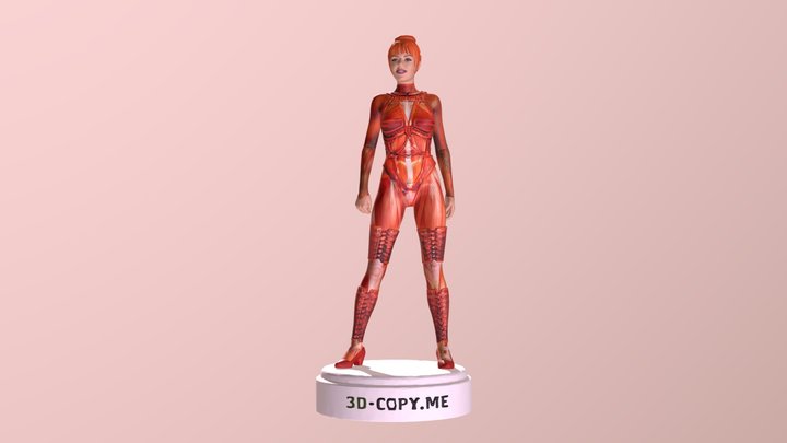 458 Mylene Farmer 3D Model