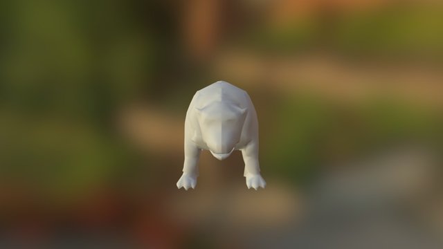 Death Bear LOD 3D Model