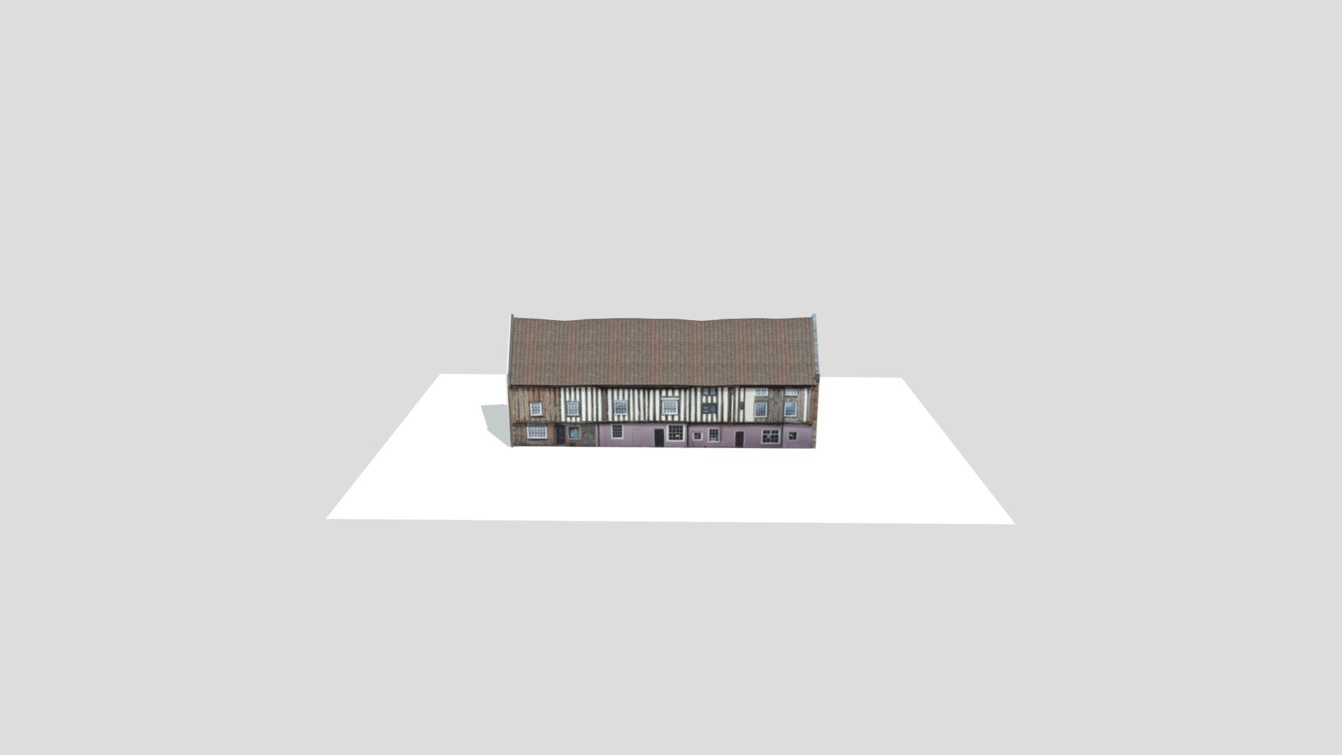 Robert Toppes' medieval house and warehouse. — Sketchfab embed 3D viewer