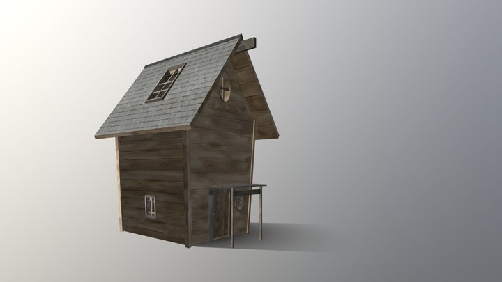 Oak House 3D Model