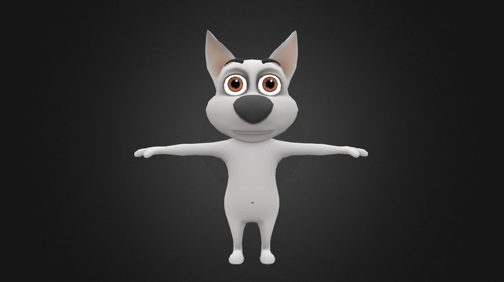 My Talking Dog - 3D model by peaksel (@peaksel) [837444c]
