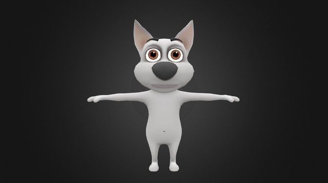 My Talking Dog 3D Model