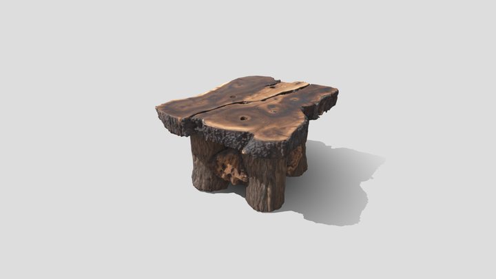 Whispering_ Wood_ Table – Modello 3D gratuito STL