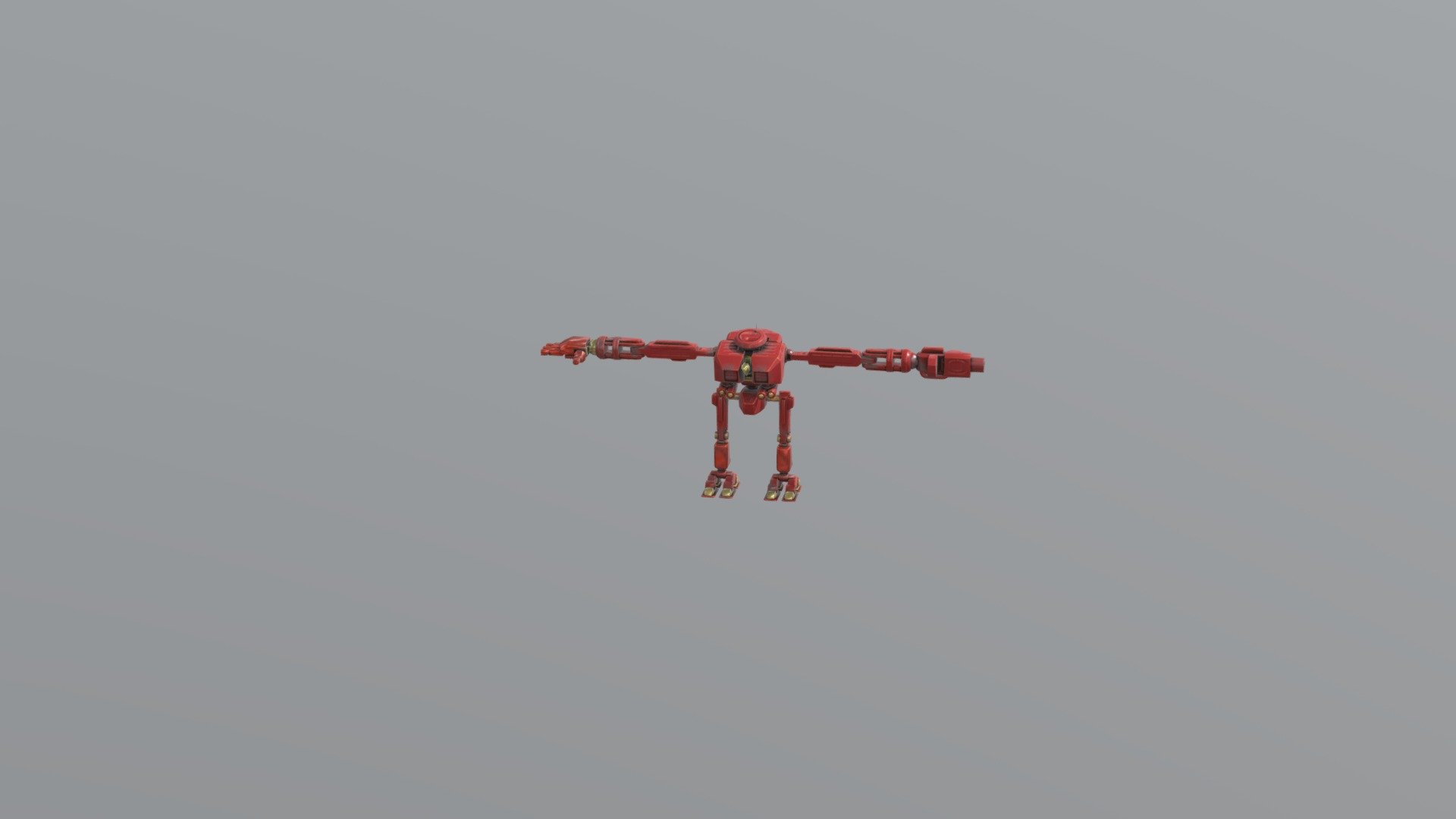 Materials low poly bot