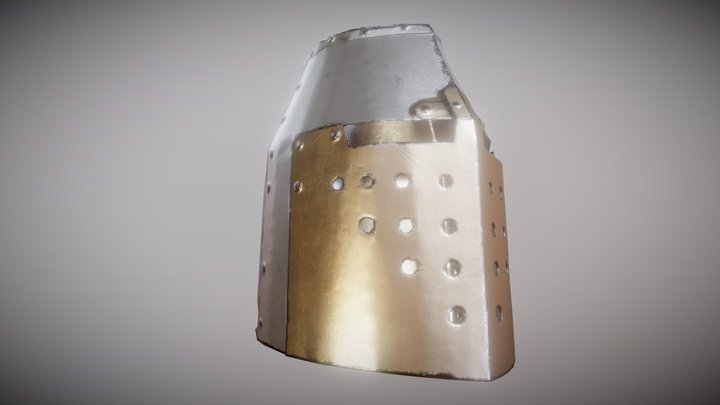 Templar Helmet 3D Model