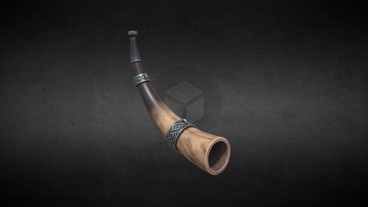 Stilyzed Horn 3D Model