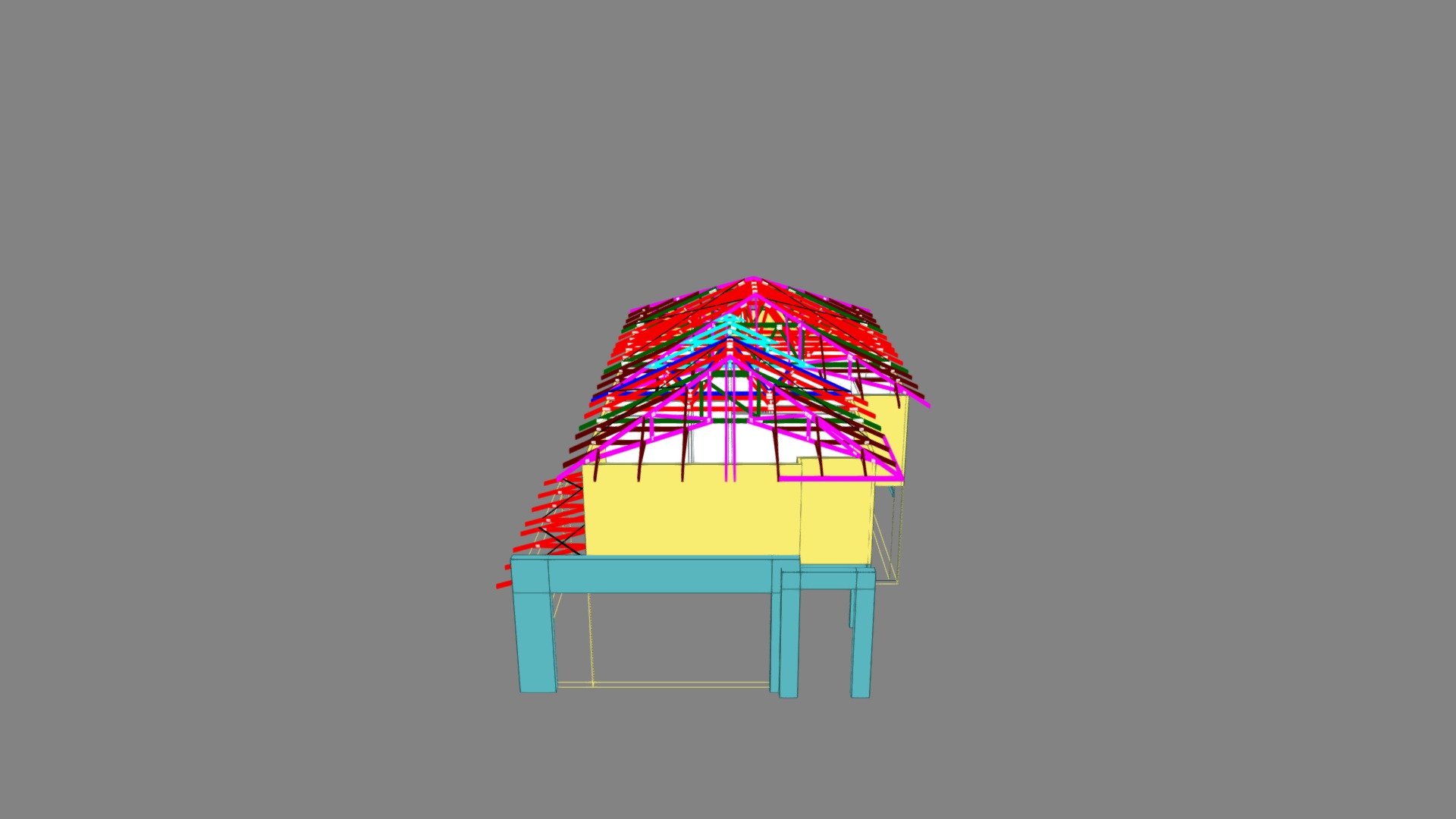 GEMINI-2STORY-STD-C2 - Roof Trusses
