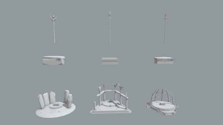 XYZ homework - Silhouettes 3D Model