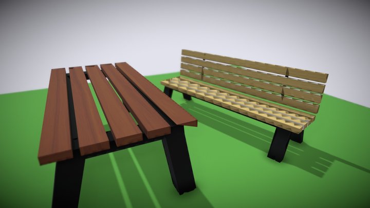 Small Park 3D Model