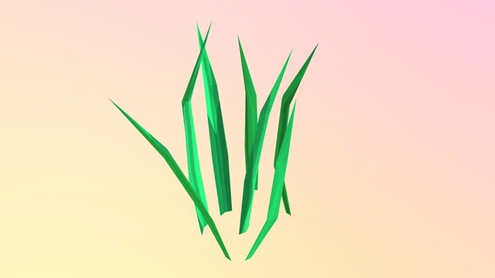 Grass in the light 3D Model