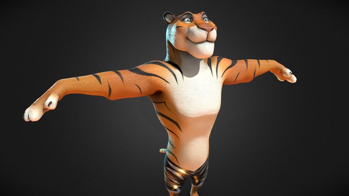 Tiger Dancer Model - 3D model by Pedro Lima [83787b3] - Sketchfab