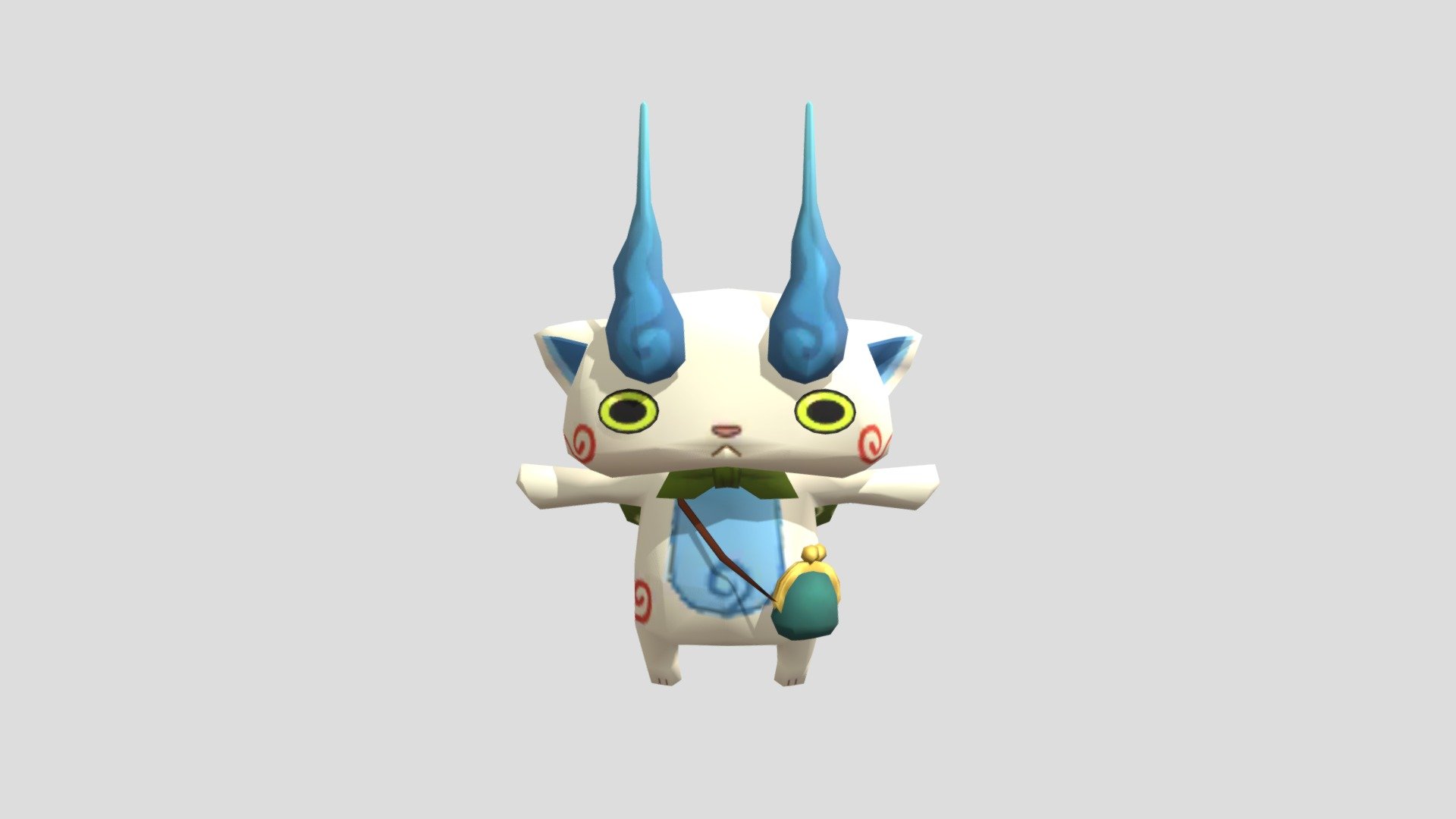 YoKai Watch Komasan Download Free 3D model by donmcdonough [8378ac0] Sketchfab