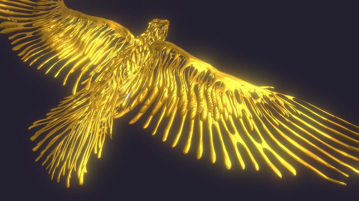 Golden Eagle 3D Model