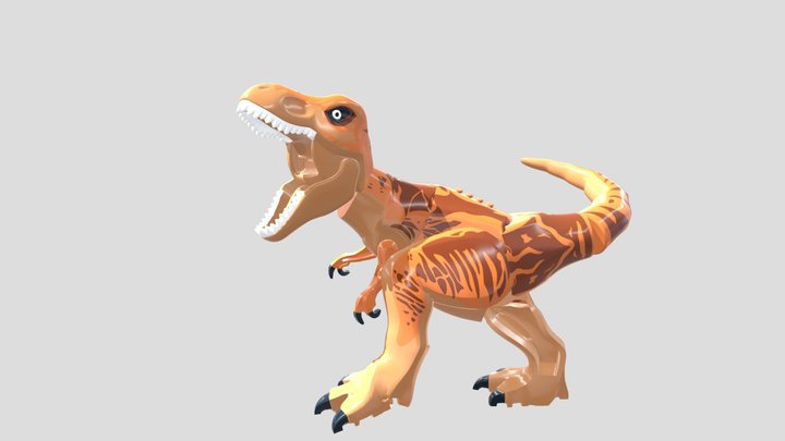 t-rex lego blender 3D Model