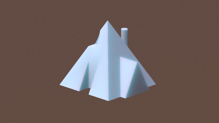 V.E.P. I: Pyramidal Guest Base 3D Model