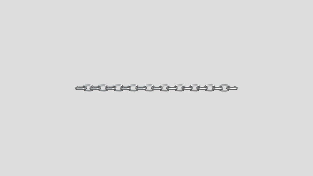 Realistic Metal Chain – 3D Model