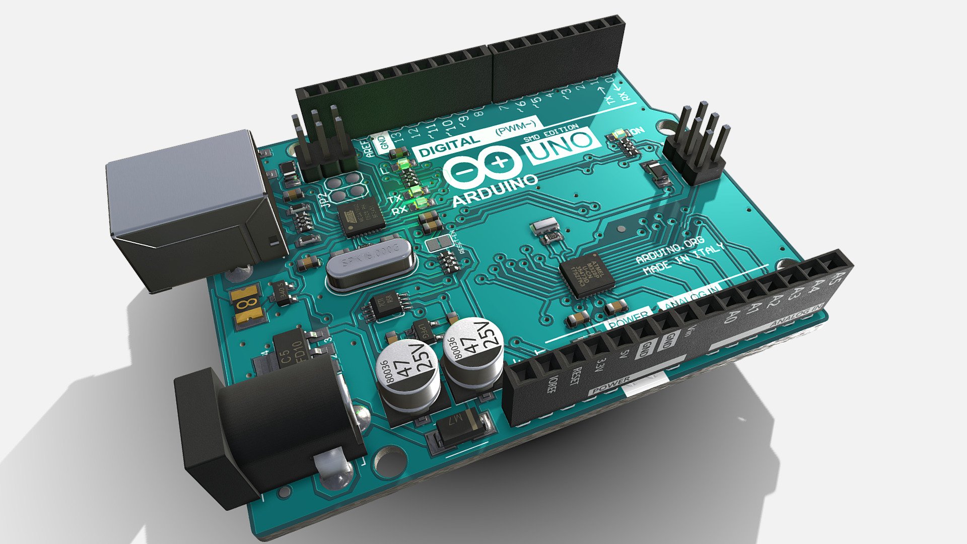 Arduino UNO REV3 SMD version - Buy Royalty Free 3D model by F2A (@Fa ...