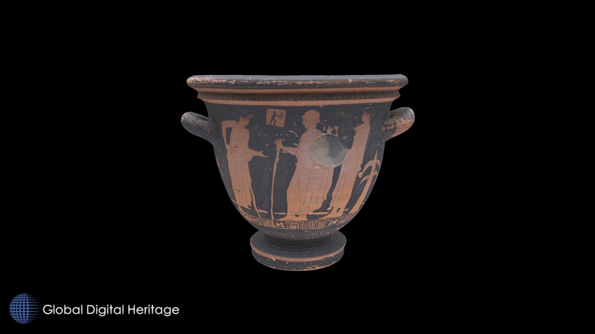 Roman Red-figure krater, Camarina, Sicily