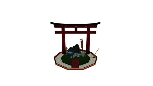 Zen Garden 3D Model