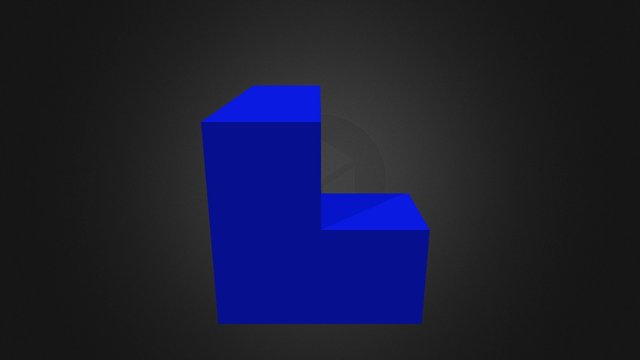 Blue Sketch 3D Model