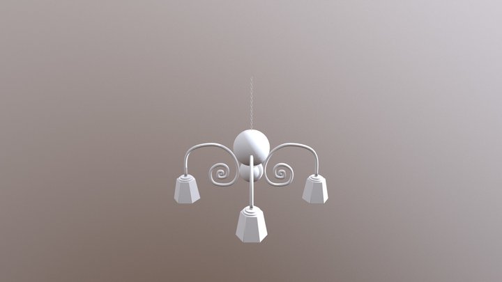 Copper Lamp - Lampada de Cobre 3D Model