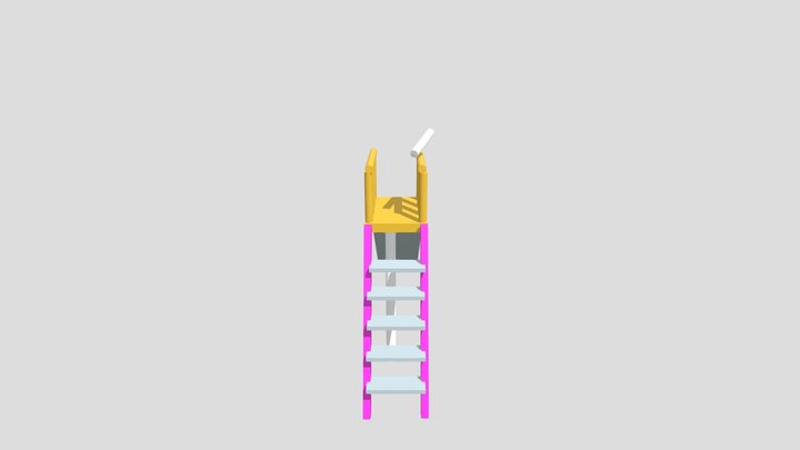 滑り台完成 3D Model