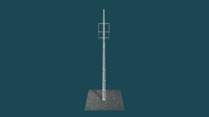 Estrutura Poste 3D Model