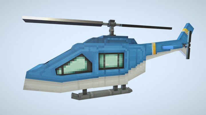 Helicopter 3D Model