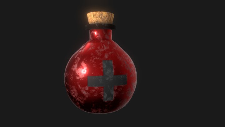 Health Potion 3D Model