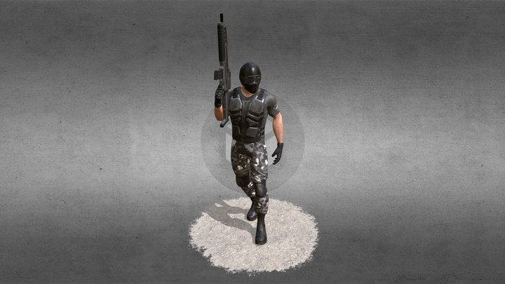 X-Alliance Soldier 3D Model