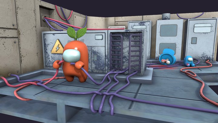 Among Us 3D Model