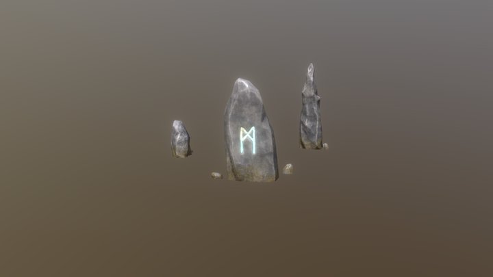 Rocks Vikings 3D Model