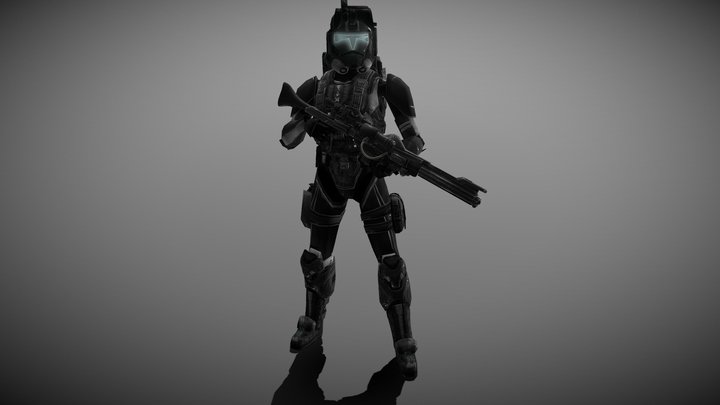 Simba Tactical Clone Trooper 3D Model