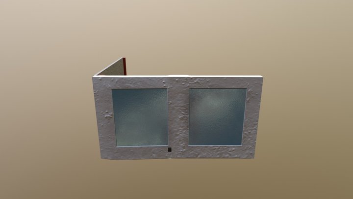 Diner Walls 3D Model