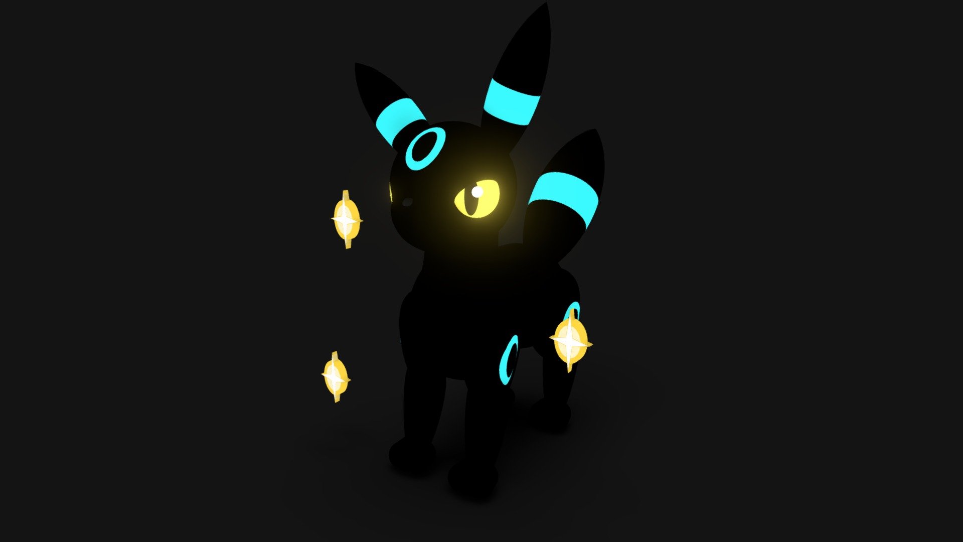 Umbreon Download Free 3D model by Squirmy Worm (squirmyworm064
