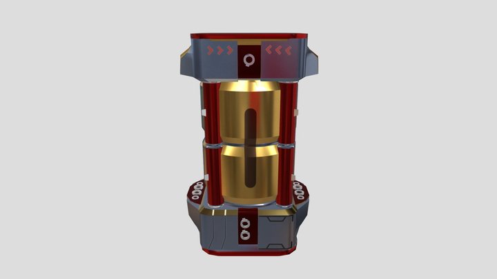 Game Asset – Storage Container – Modèle 3D gratuit STL