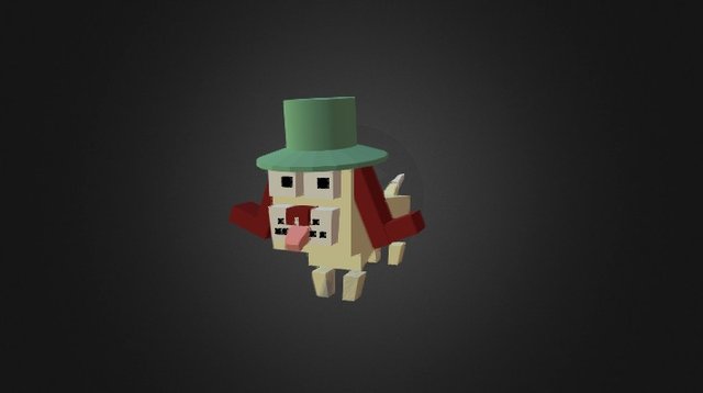 Cube Dog 3D Model