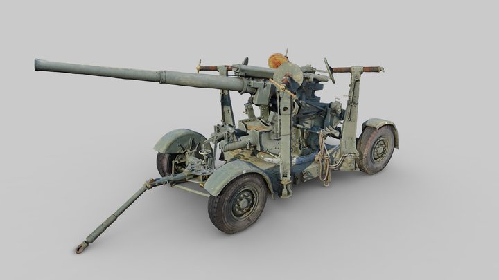 Mobile Anti Aircraft Gun – Kostenloses 3D-Modell STL
