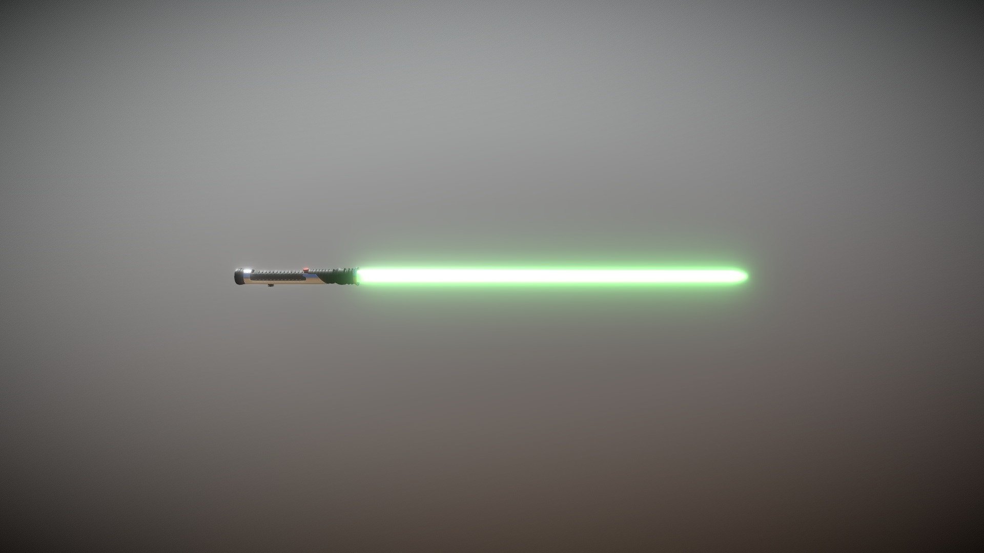 3D model Qui Gon Jinn Lightsaber VR / AR / low-poly