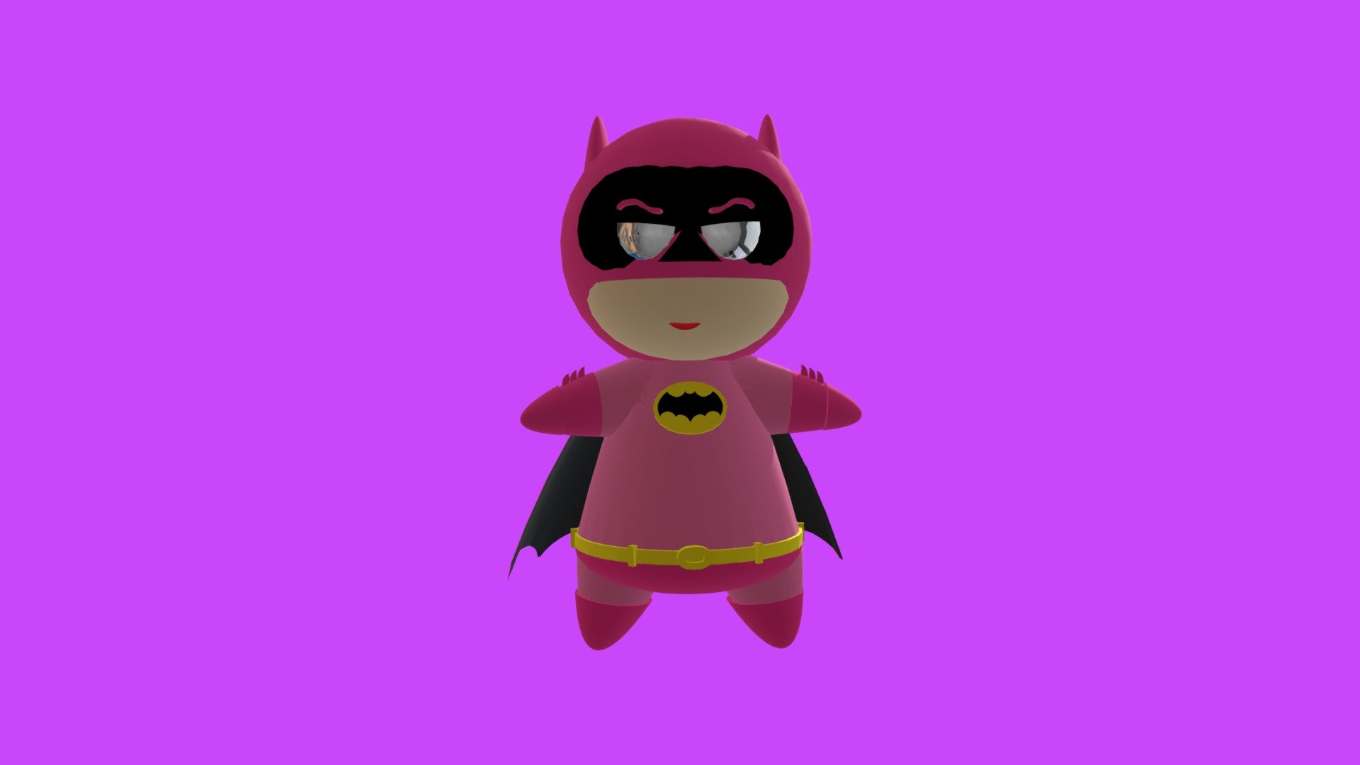 Batman Riru (Pink Batman) 1/6 3D model by Fr3akShow [83830d9] Sketchfab