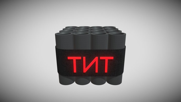 TNT Black 3D Model
