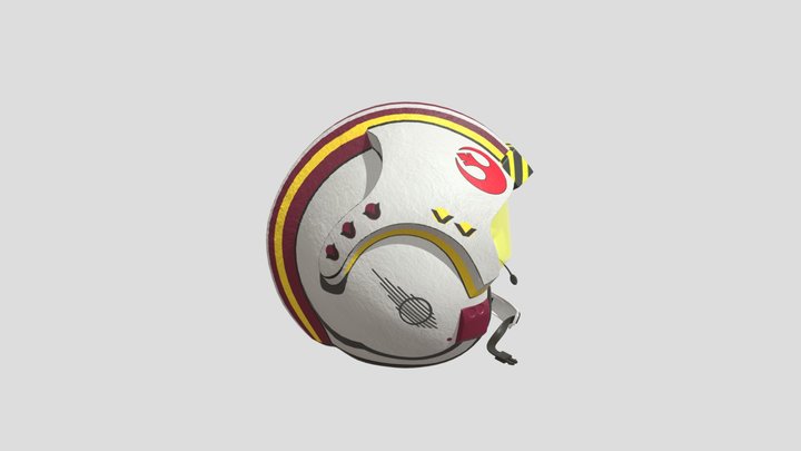Capacete Luke Skywalker 3D Model