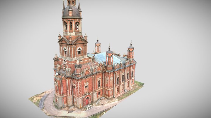 Mozhaisk Kremlin - Можайский кремль 3D Model