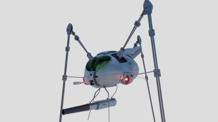 Jeff Wayne Hybrid Fighting Machine 3D Model